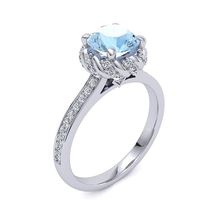 Sultana Aquamarine Ring