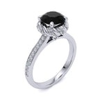 Sultana Black Diamond Ring