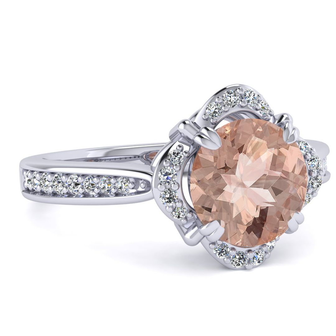 Luna Morganite Ring