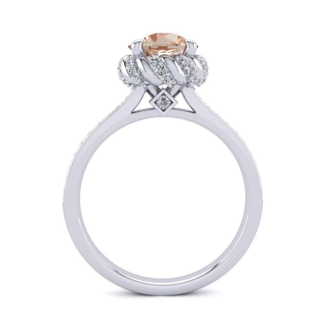 Sultana Morganite Ring