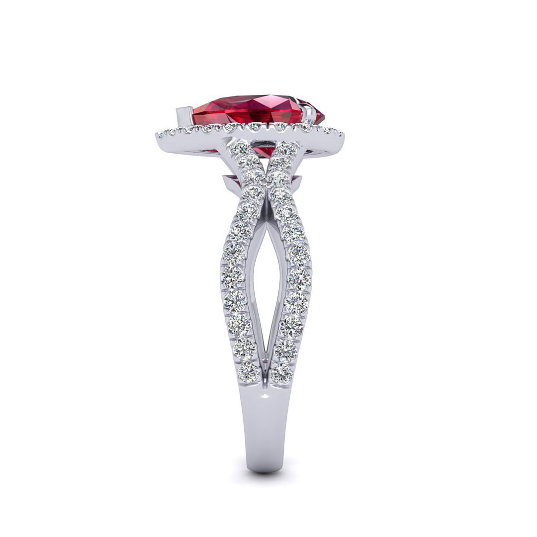 Jasmine Garnet Ring