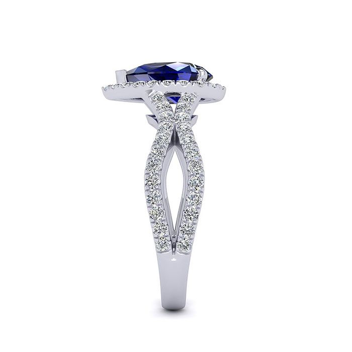 Jasmine Blue Sapphire Ring