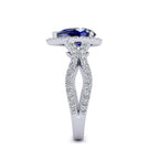 Jasmine Blue Sapphire Ring