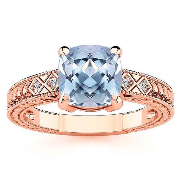 Adeline Aquamarine Ring