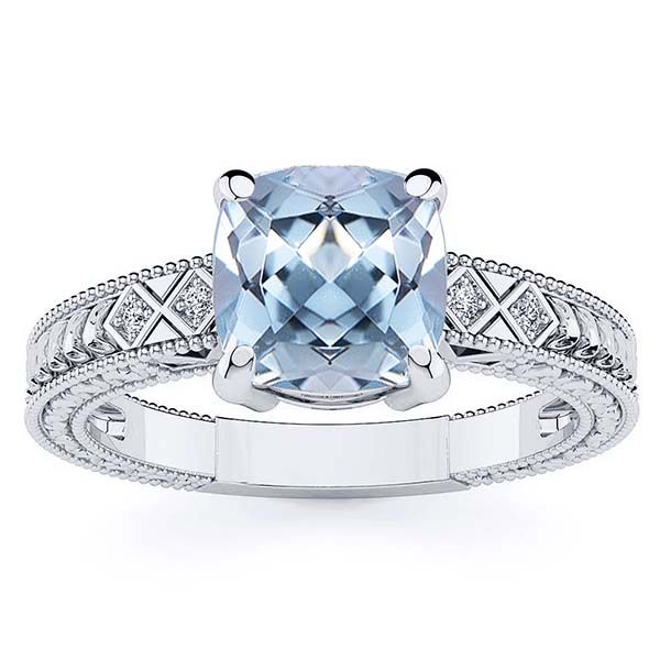 Adeline Aquamarine Ring
