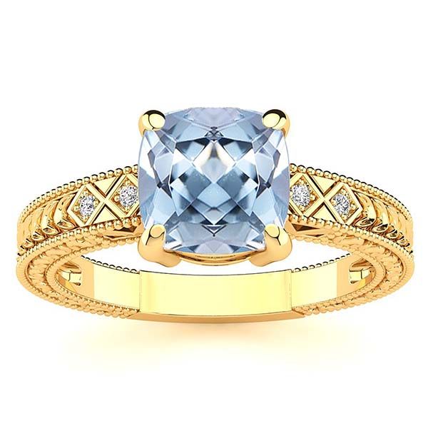 Adeline Aquamarine Ring