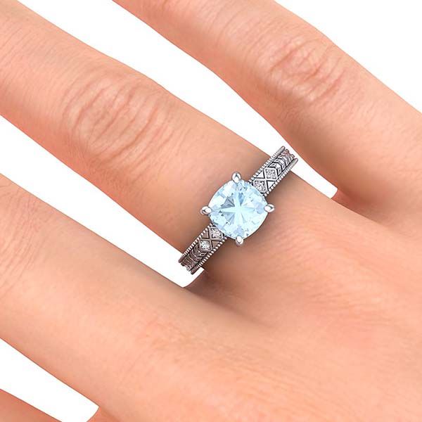 Adeline Aquamarine Ring