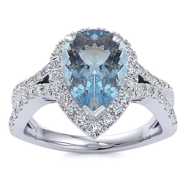 Jasmine Aquamarine Ring