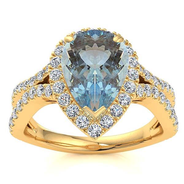 Jasmine Aquamarine Ring
