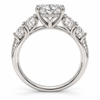 Aurelia Lab Grown Diamond Ring — white gold — side view