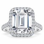 Autumn Lab Grown Diamond Ring — white gold — front view