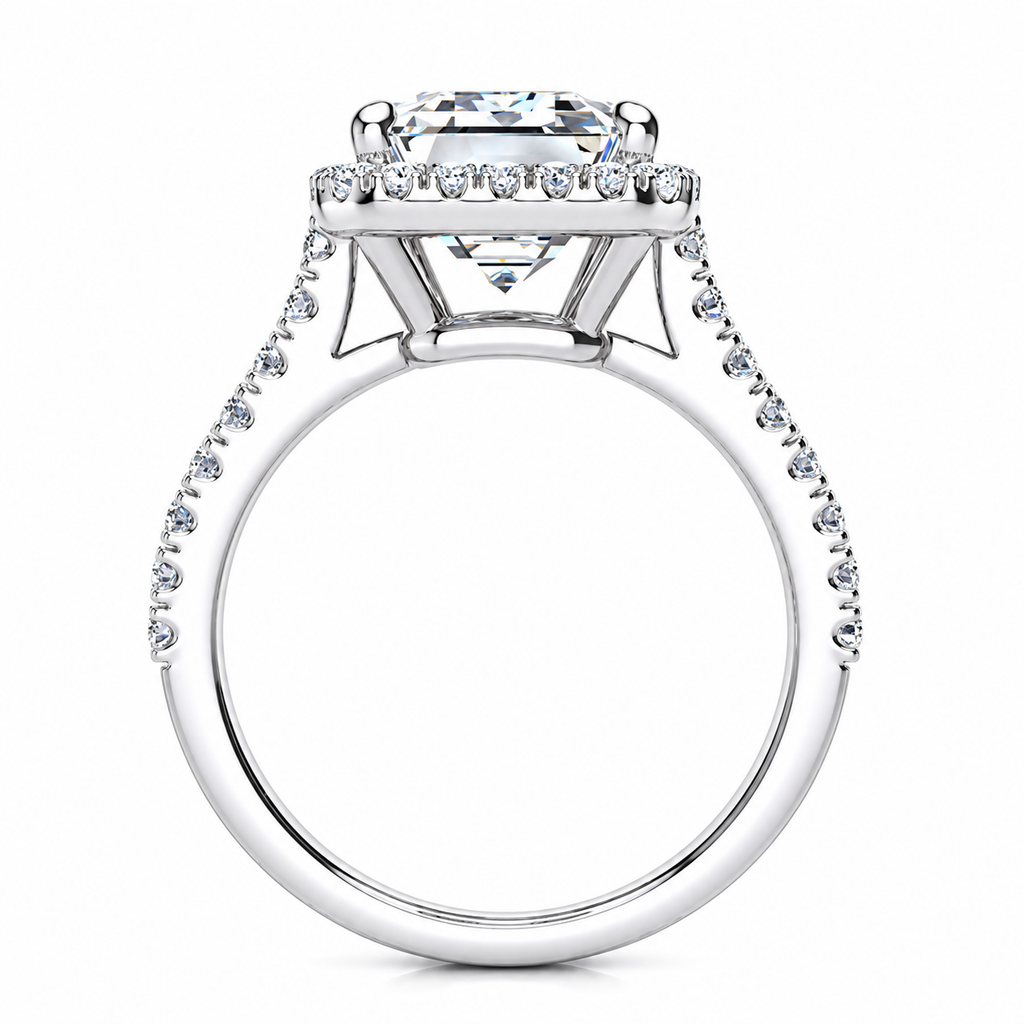 Autumn Lab Grown Diamond Ring — white gold — side view