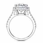 Autumn Lab Grown Diamond Ring — white gold — side view