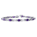 Twist Amethyst Bracelet