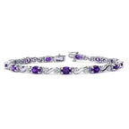 Twist Amethyst Bracelet