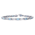 Twist Aquamarine Bracelet