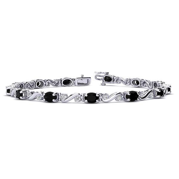 Twist Black Diamond Bracelet