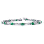 Twist Emerald Bracelet