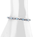 Twist Aquamarine Bracelet