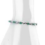 Twist Emerald Bracelet