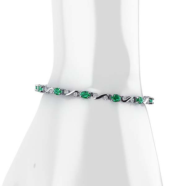 Twist Emerald Bracelet