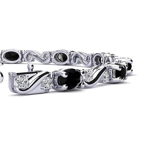 Twist Black Diamond Bracelet