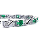 Twist Emerald Bracelet