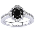 Luna Black Diamond Ring