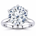 Brooke Lab Grown Diamond Ring — white gold — front view