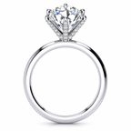 Brooke Lab Grown Diamond Ring — white gold — side profile
