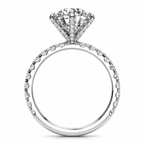 Brooklyn Lab Grown Diamond Ring — white gold — side profile