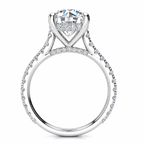 Chelsea Lab Grown Diamond Ring — white gold — side view