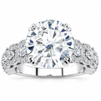 Courtney Lab Grown Diamond Ring — white gold — front view