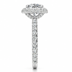 Eliane Lab Grown Diamond Ring — white gold — end view