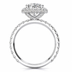 Eliane Lab Grown Diamond Ring — white gold — side view