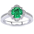 Luna Emerald Ring