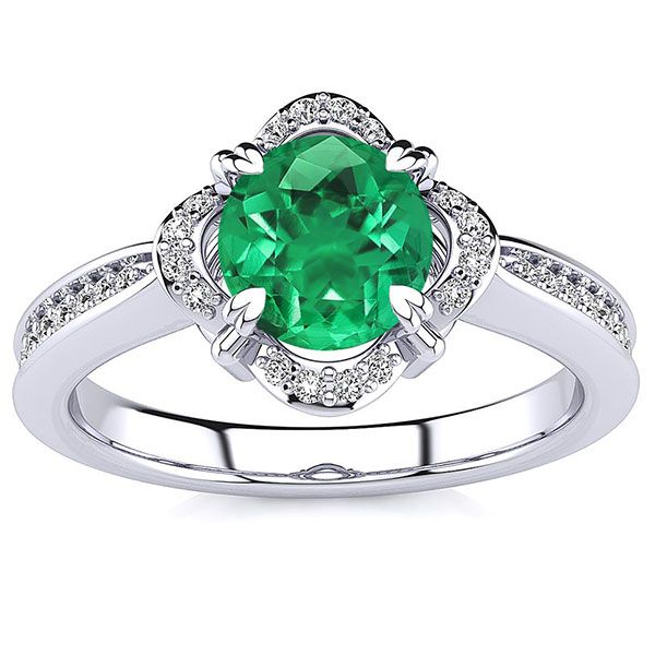 Luna Emerald Ring