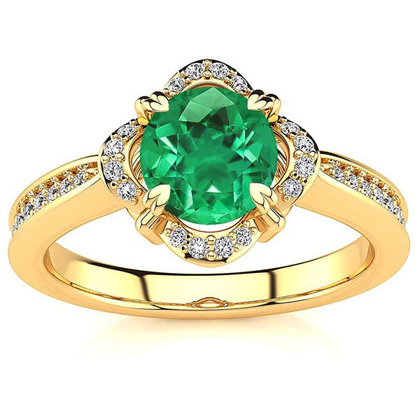 Luna Emerald Ring