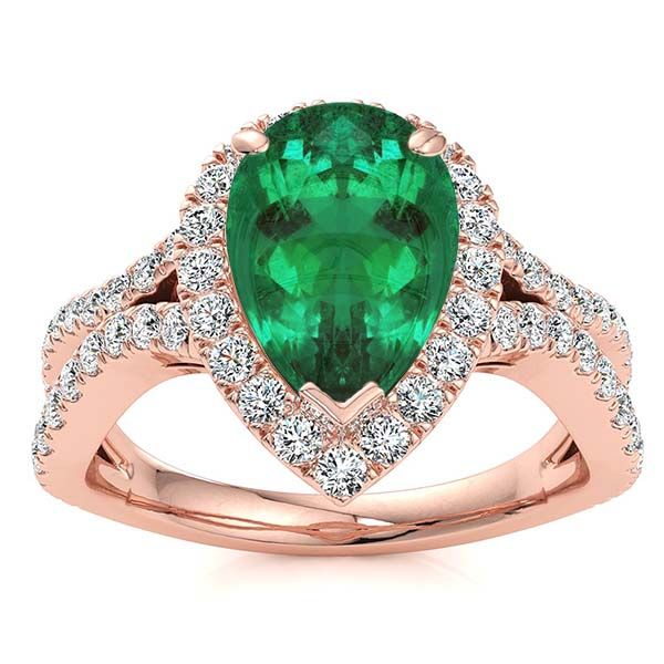 Jasmine Emerald Ring