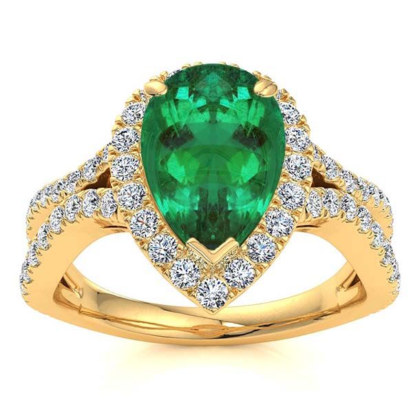 Jasmine Emerald Ring