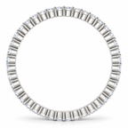 Round Shared-Prong Lab-Grown Diamond Eternity Band — 1.5 mm — 14K white gold — studio side view