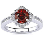 Luna Garnet Ring