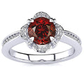 Luna Garnet Ring