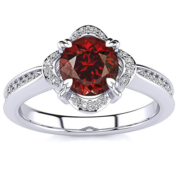 Luna Garnet Ring