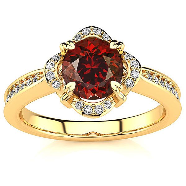 Luna Garnet Ring