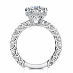 Hannah Lab Grown Diamond Ring — white gold — side view