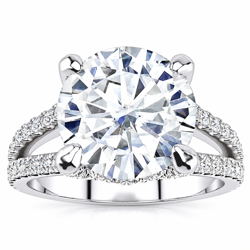 Harley Lab Grown Diamond Ring — white gold — front view