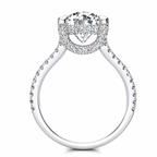 Harley Lab Grown Diamond Ring — white gold — side view