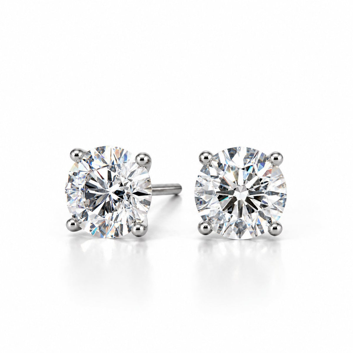 3.00ct.tw Lab Grown Diamond Stud Earrings 