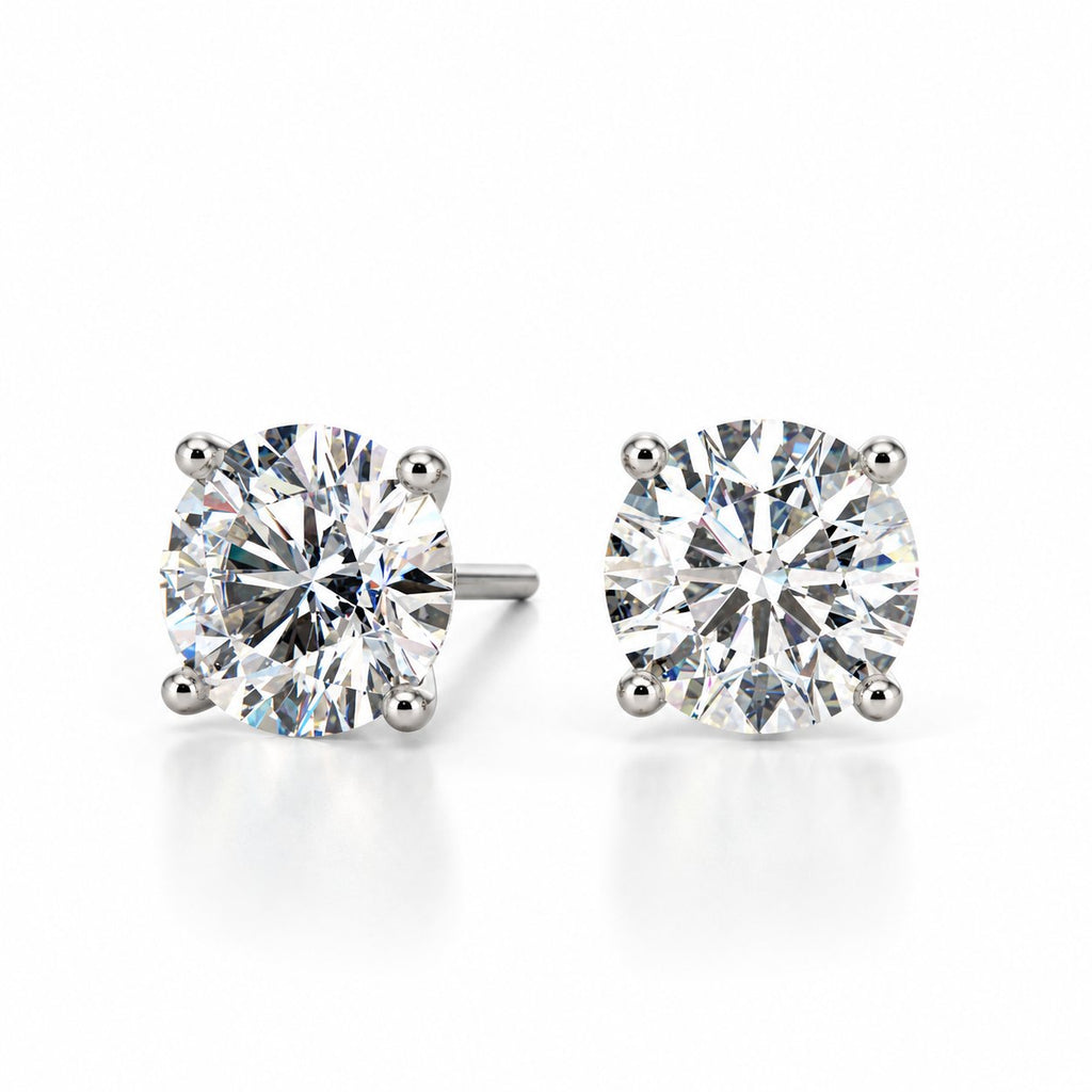 4.00ct.tw Lab Grown Diamond Stud Earrings 